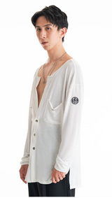 Deep V Button Up