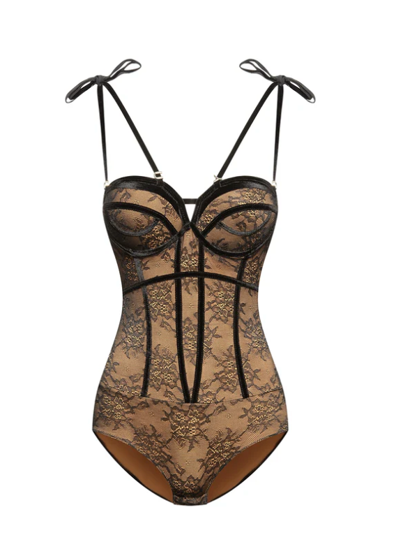 Bow Corset Bodysuit