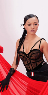 Bow Corset Bodysuit