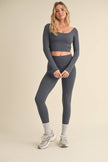 Twist Back Long Sleeve Top