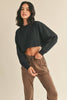 Cropped Warm-Up Sweatshirt