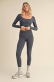 Twist Back Long Sleeve Top