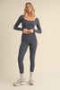 Twist Back Long Sleeve Top