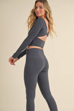 Twist Back Long Sleeve Top