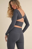 Twist Back Long Sleeve Top