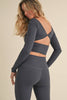 Twist Back Long Sleeve Top
