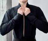 The "Lumina" Sheer-Back Latin Shirt