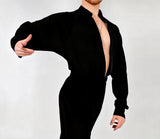 The "Lumina" Sheer-Back Latin Shirt