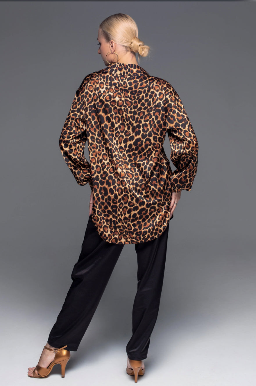 Leopard Button Up