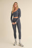 Twist Back Long Sleeve Top