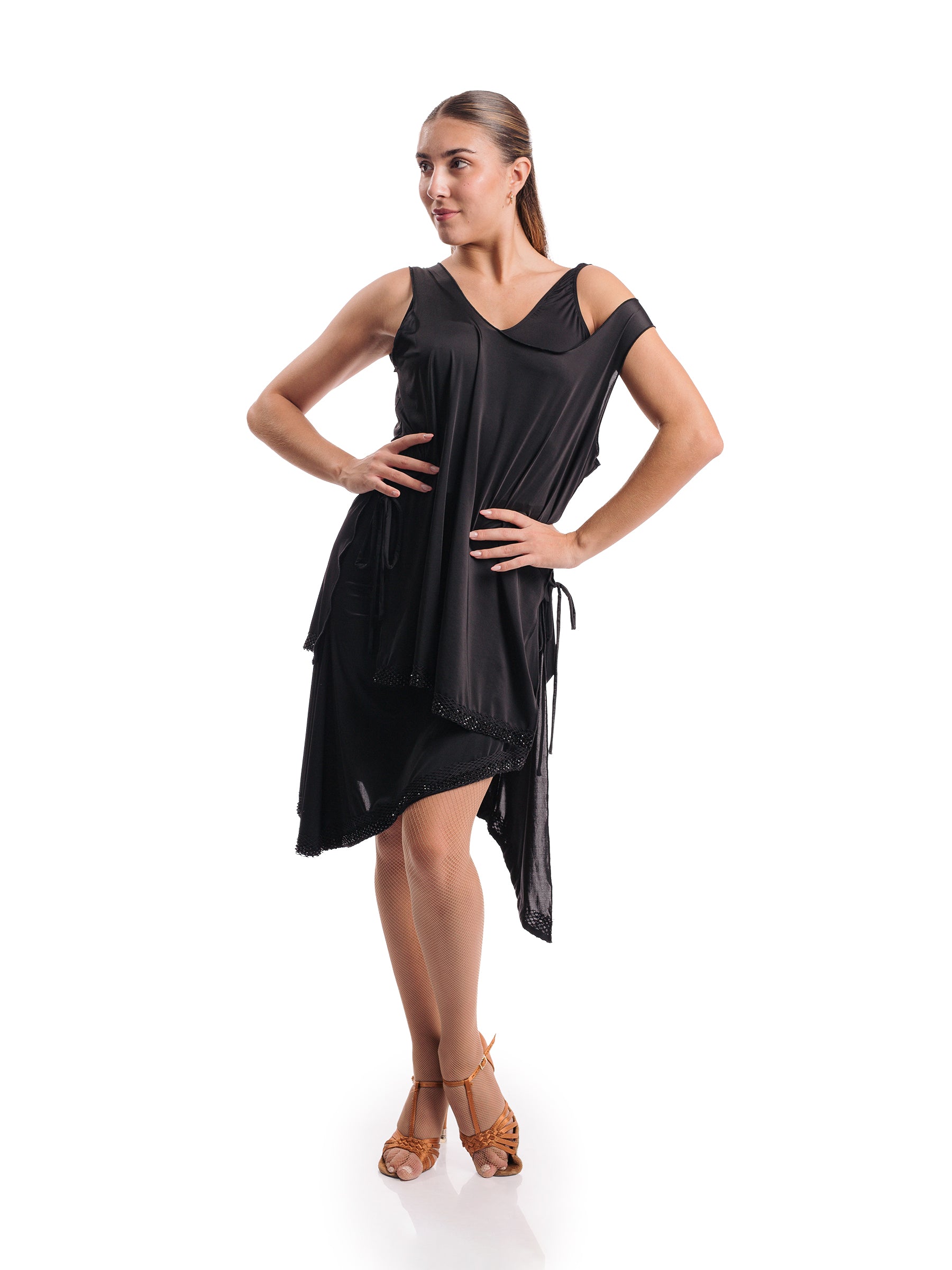 Venus Sleeveless Tunic- Black