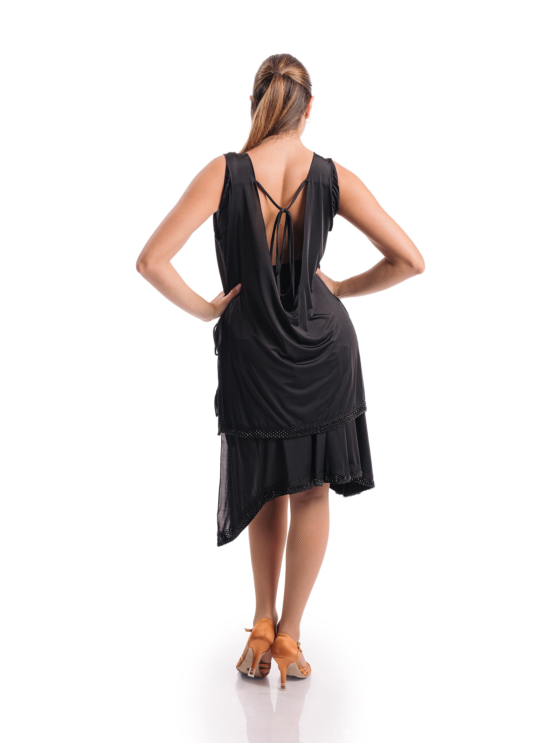 Venus Sleeveless Tunic- Black