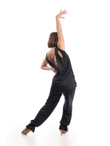 Venus Sleeveless Tunic- Black