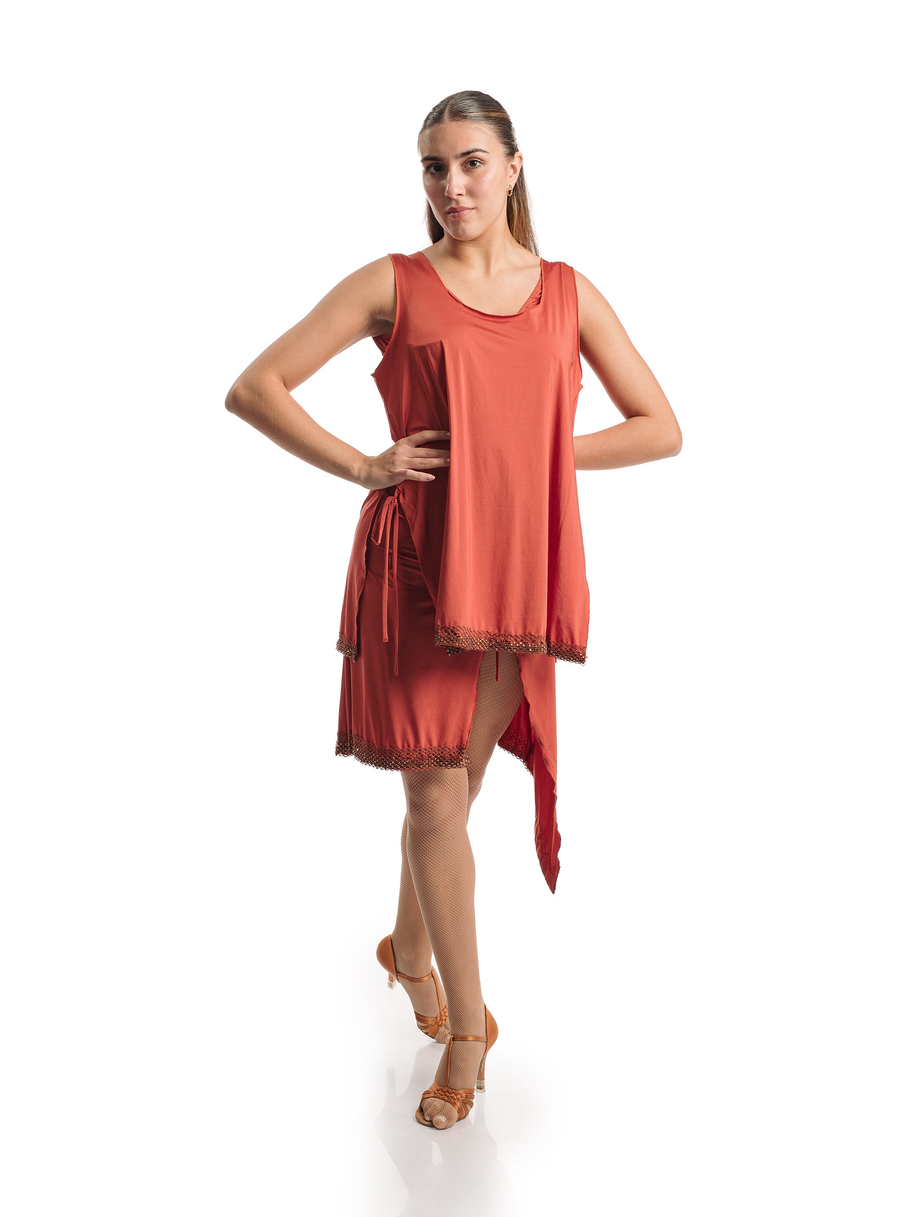 Venus Sleeveless Tunic- Clay