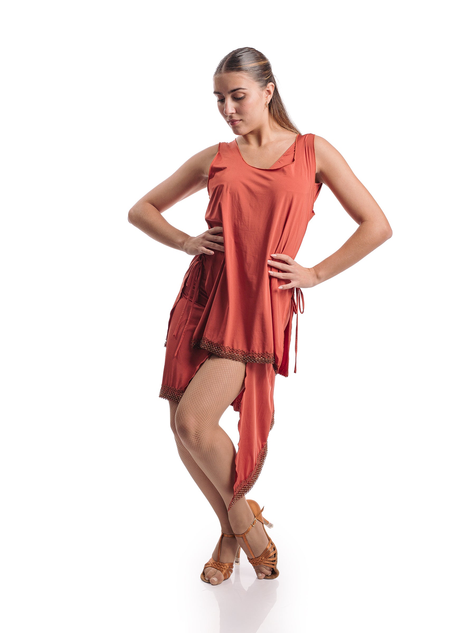 Venus Sleeveless Tunic- Clay