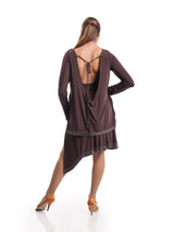 Venus Long Sleeve Tunic- Espresso