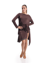 Venus Long Sleeve Tunic- Espresso