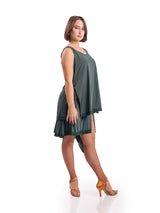Venus Sleeveless Tunic- Green