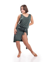 Venus Sleeveless Tunic- Green