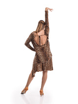 Venus Long Sleeve Tunic- Leopard