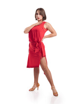 Venus Sleeveless Tunic- Red