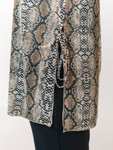 Venus Sleeveless Tunic- Snake (No Crystal)