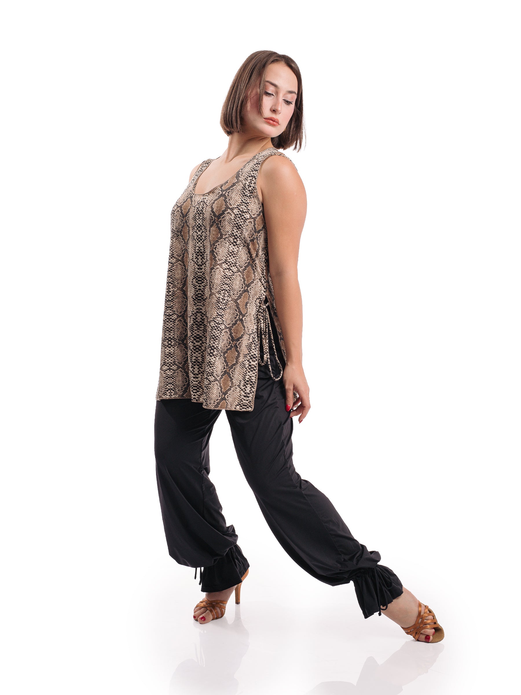 Venus Sleeveless Tunic- Snake (No Crystal)