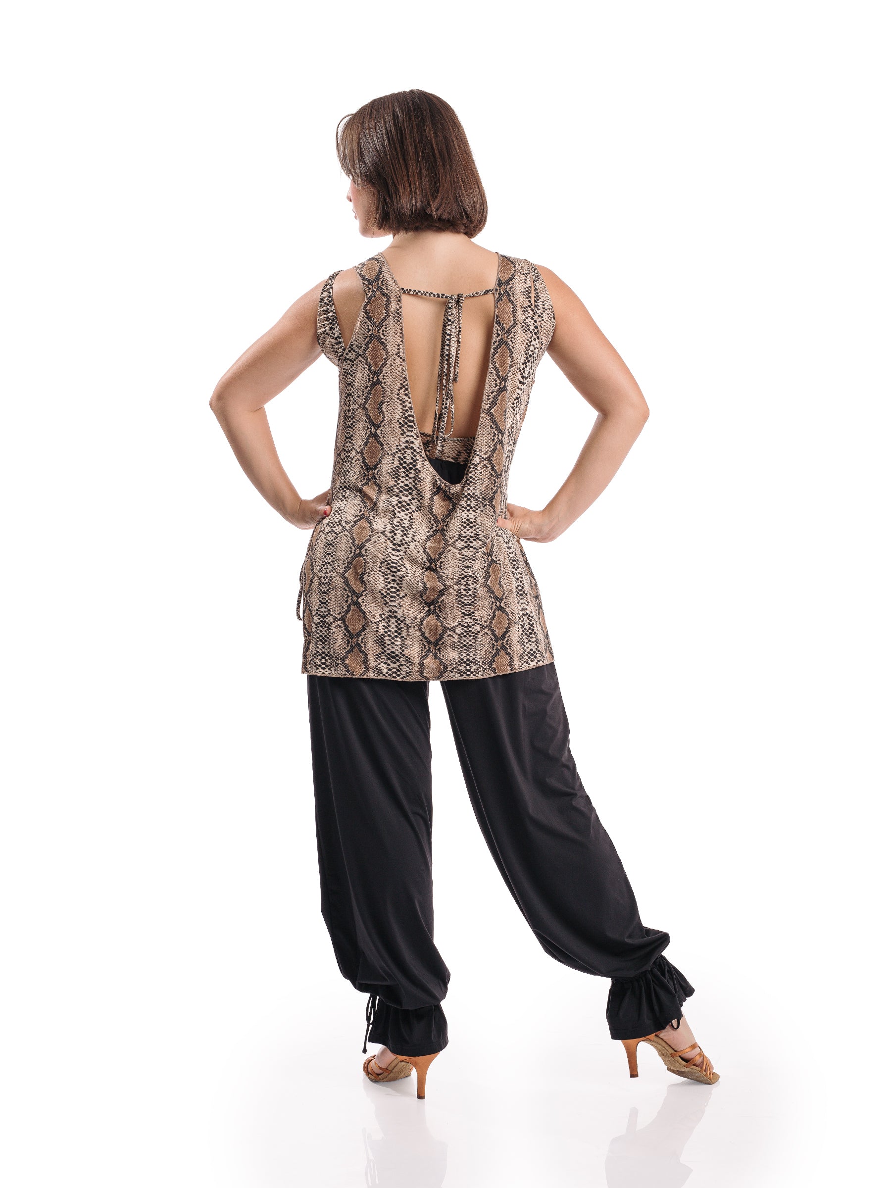 Venus Sleeveless Tunic- Snake (No Crystal)