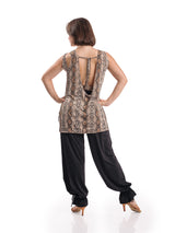 Venus Sleeveless Tunic- Snake (No Crystal)