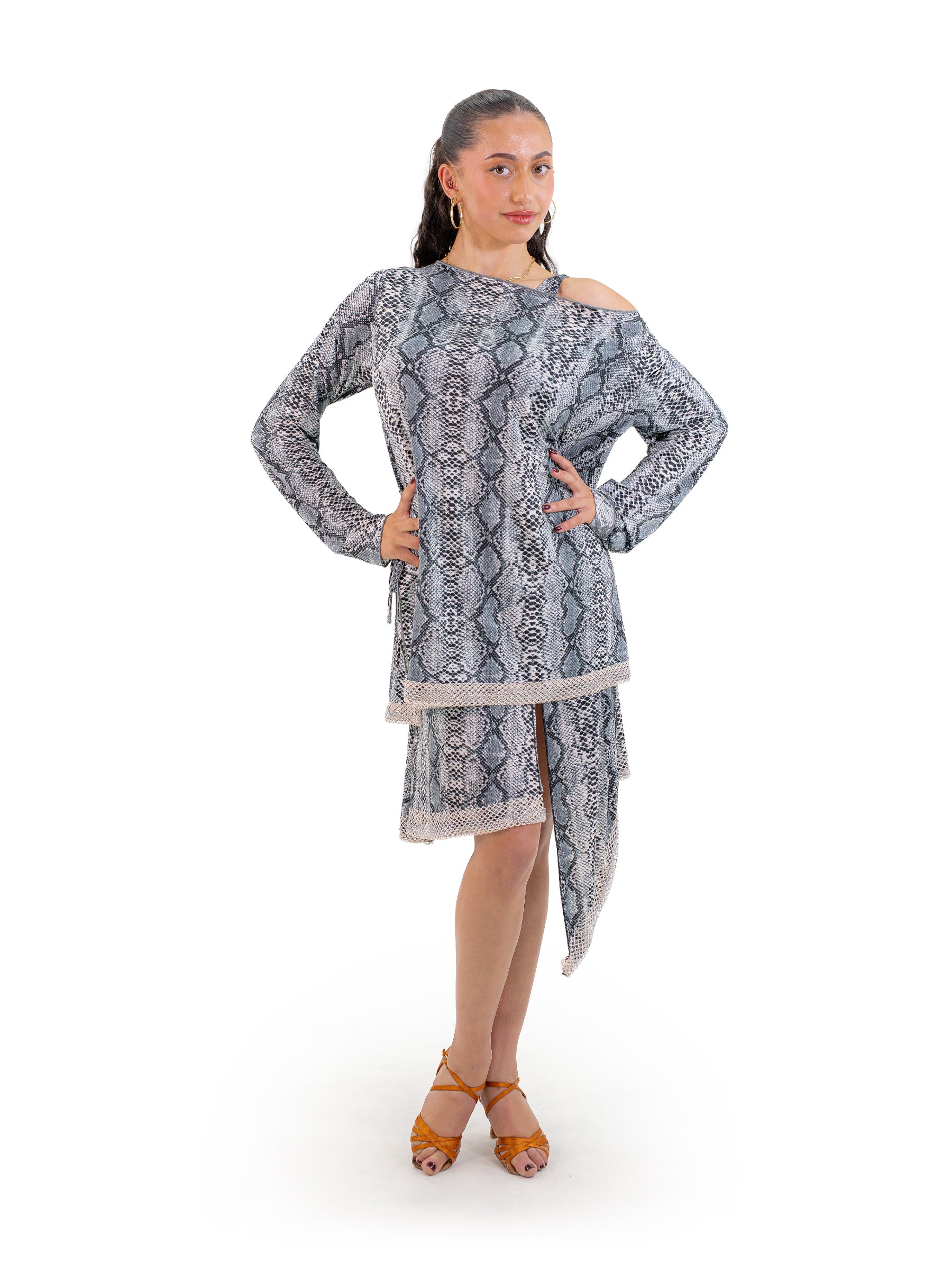 Venus Long Sleeve Tunic- Snake 2.0