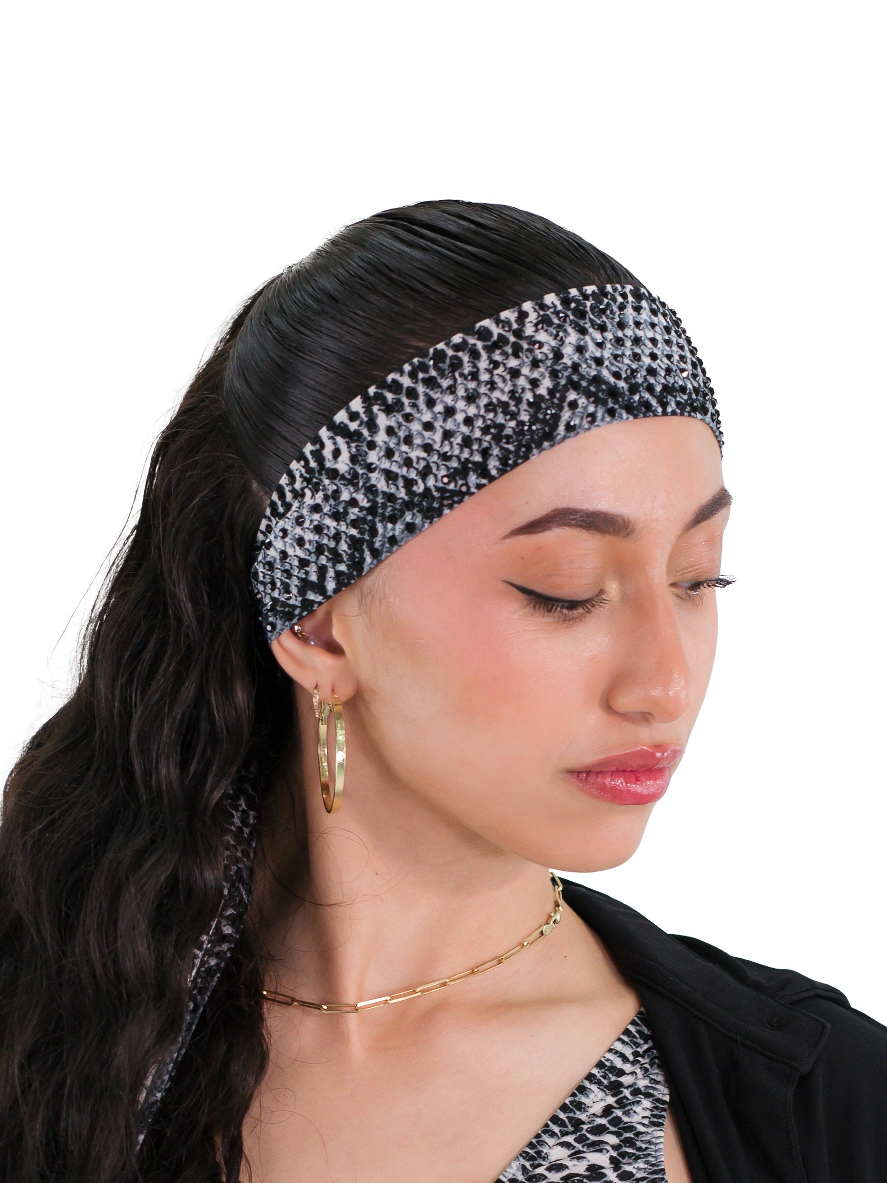 Rhinestone Headband/Belt- Snake