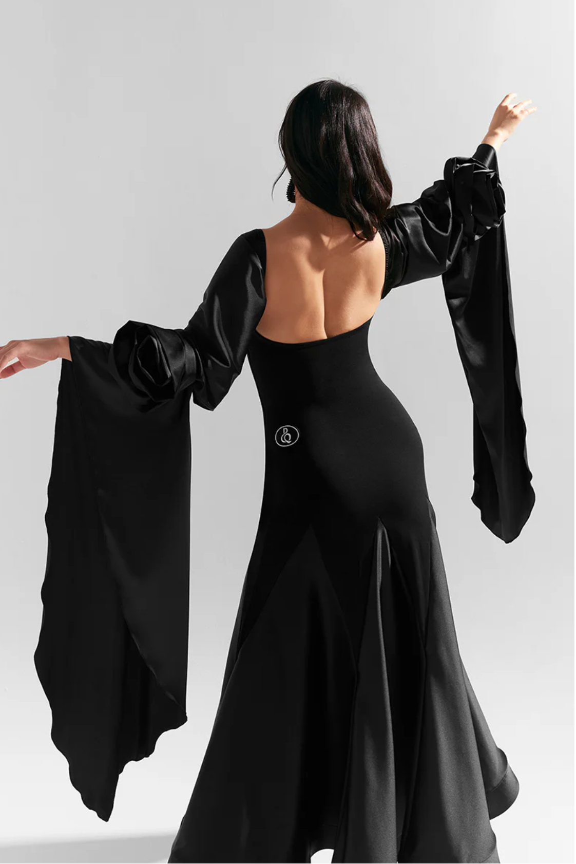 Black Flower Dress