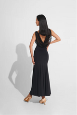 Black Lace Haute Couture Classic Dress