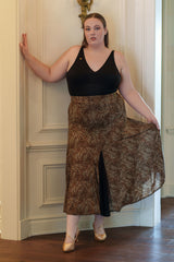 Megan Smooth Skirt in Leopard