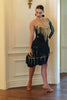 Arti Gold and Black Fringe Latin Dress