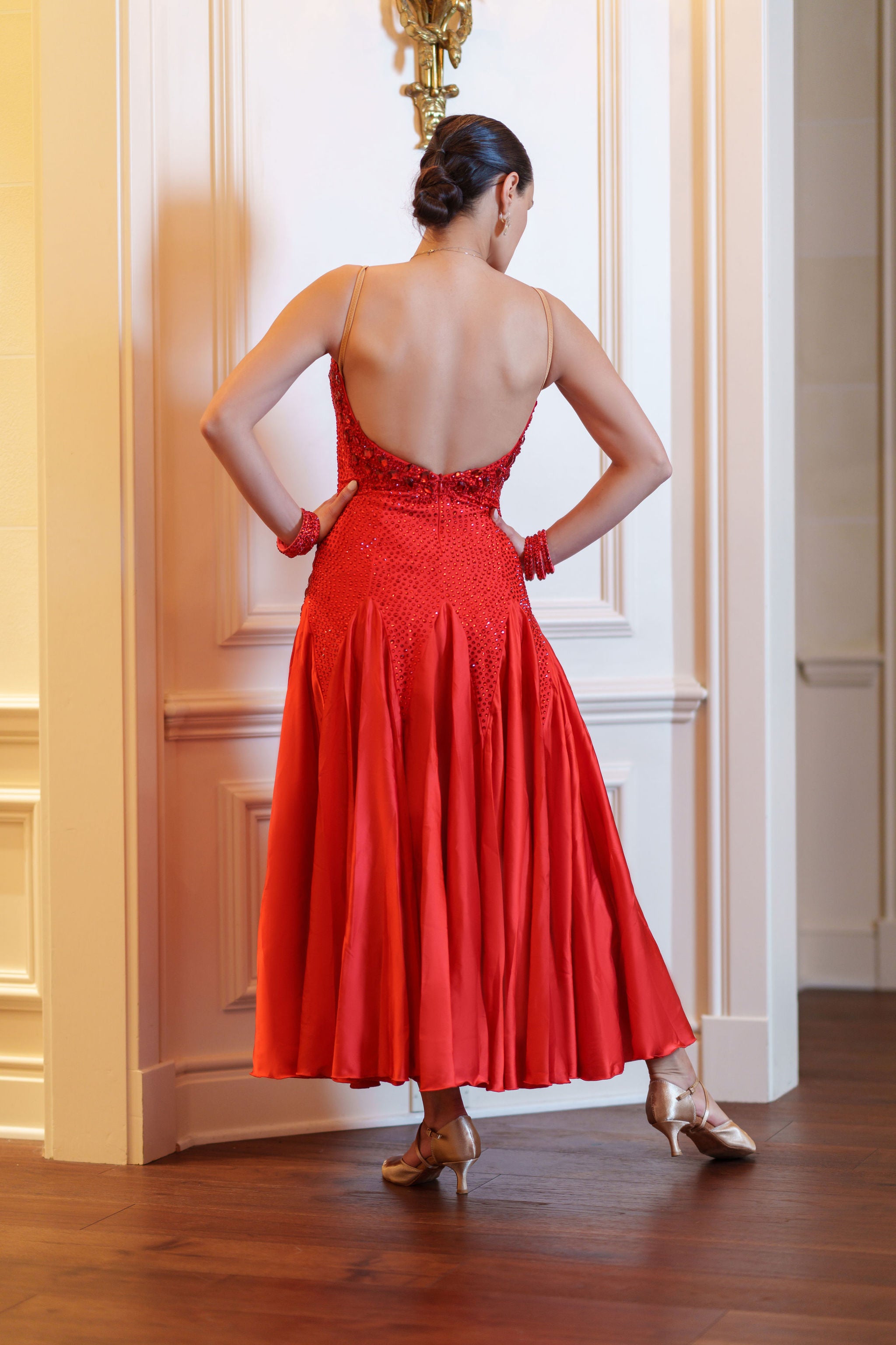 Scarlet Heat Smooth Gown