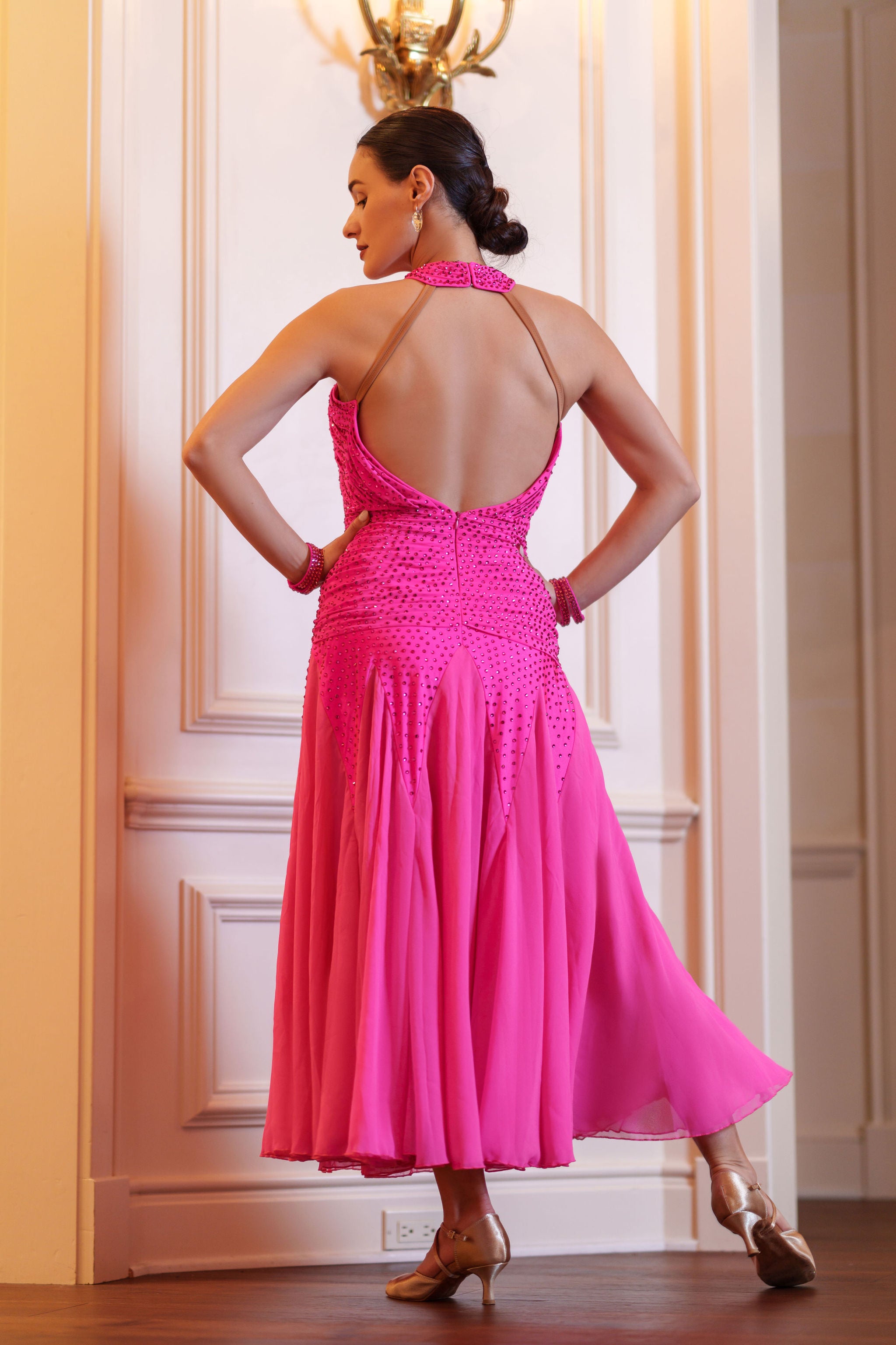 Pink Mirage Smooth Gown