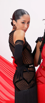 Geometric Spliced Skirt