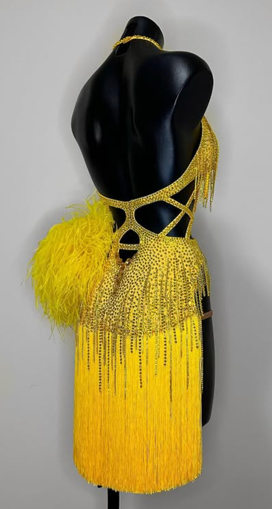 Elems Yellow Latin Dress