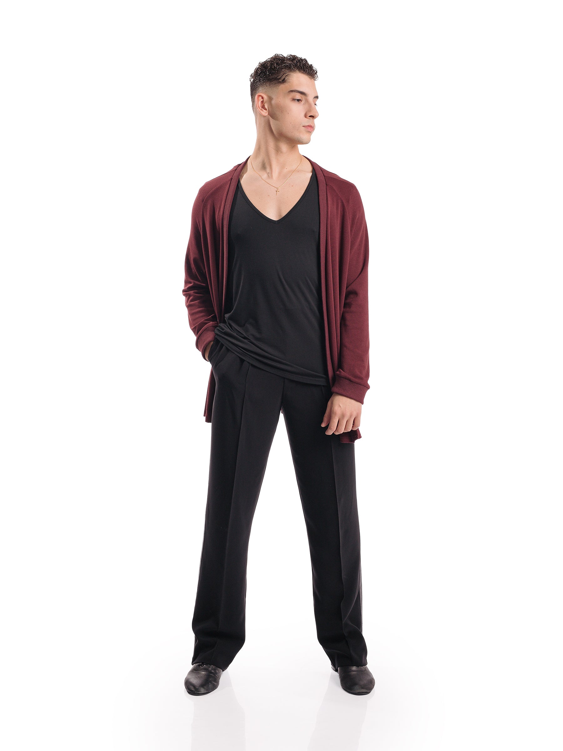 Eugene Cardigan Burgundy