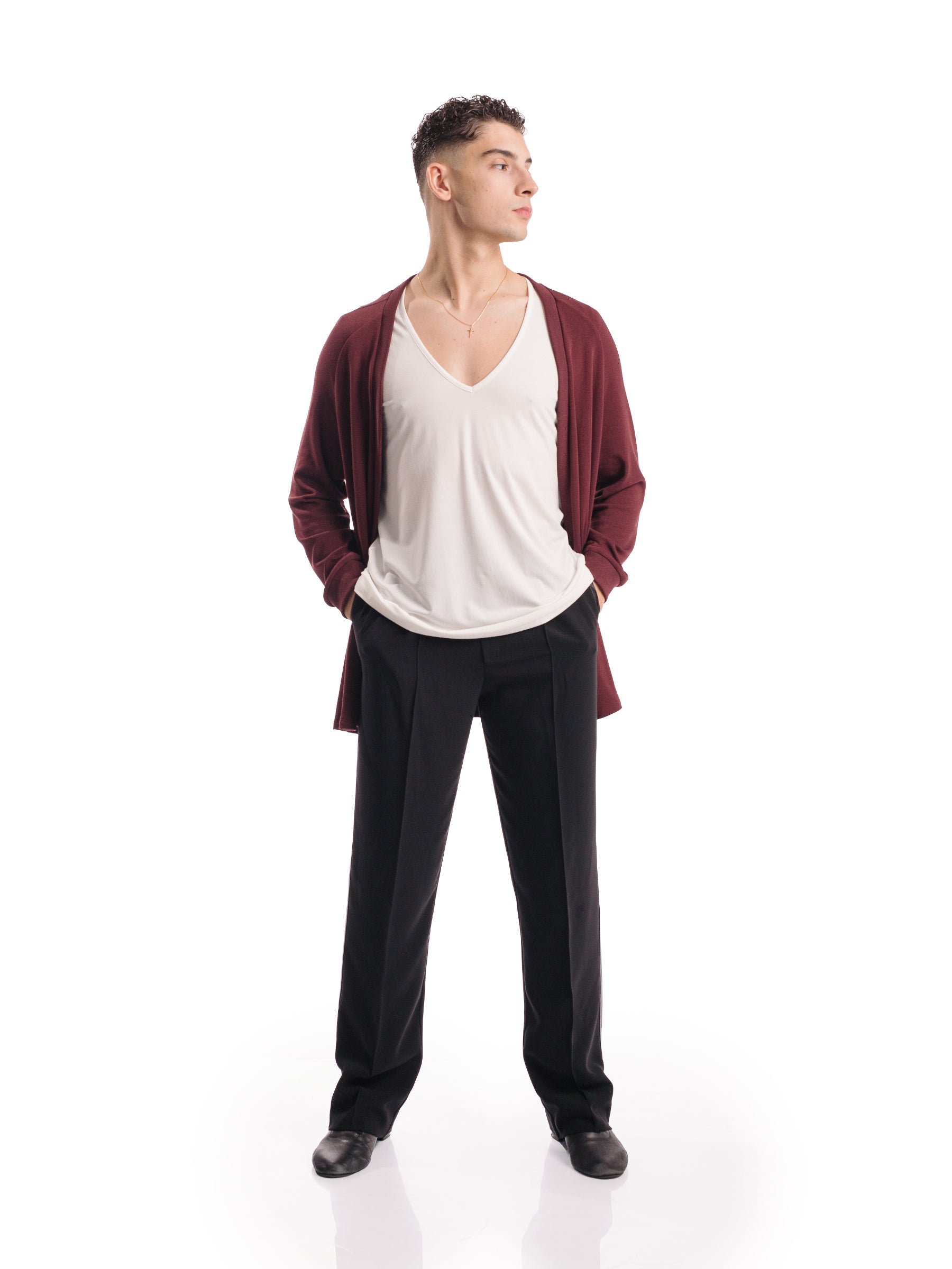 Eugene Cardigan Burgundy