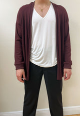 Eugene Cardigan Burgundy