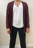 Eugene Cardigan Burgundy