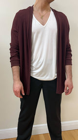 Eugene Cardigan Burgundy
