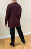 Eugene Cardigan Burgundy