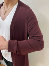 Eugene Cardigan Burgundy
