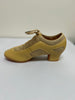 Tan Mesh Ballroom Shoes