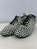 White Leopard Ballroom Shoes