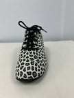 White Leopard Ballroom Shoes