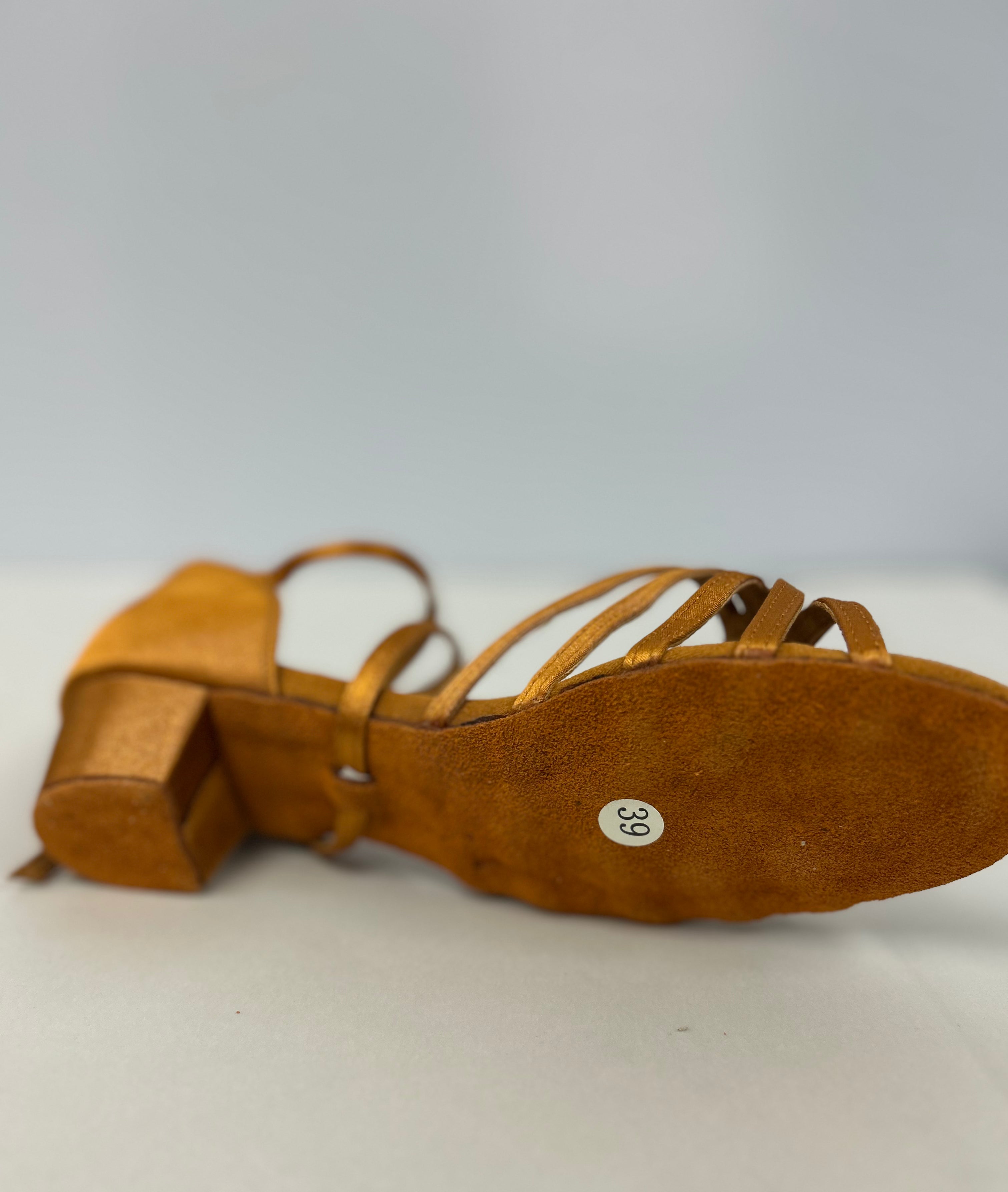 Satin Women's Multi-Strap 1.5" Ballroom Shoe